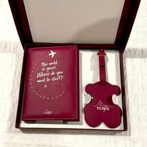 TOUS Passport holder and luggage tag